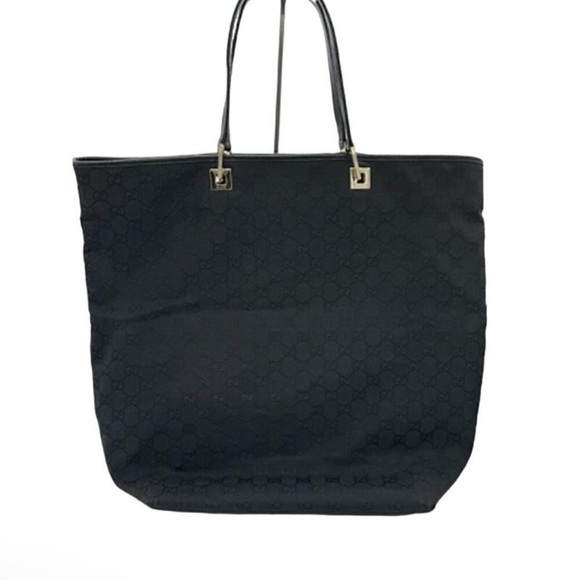 Gucci GG black canvas tote bag - Picture 3 of 12